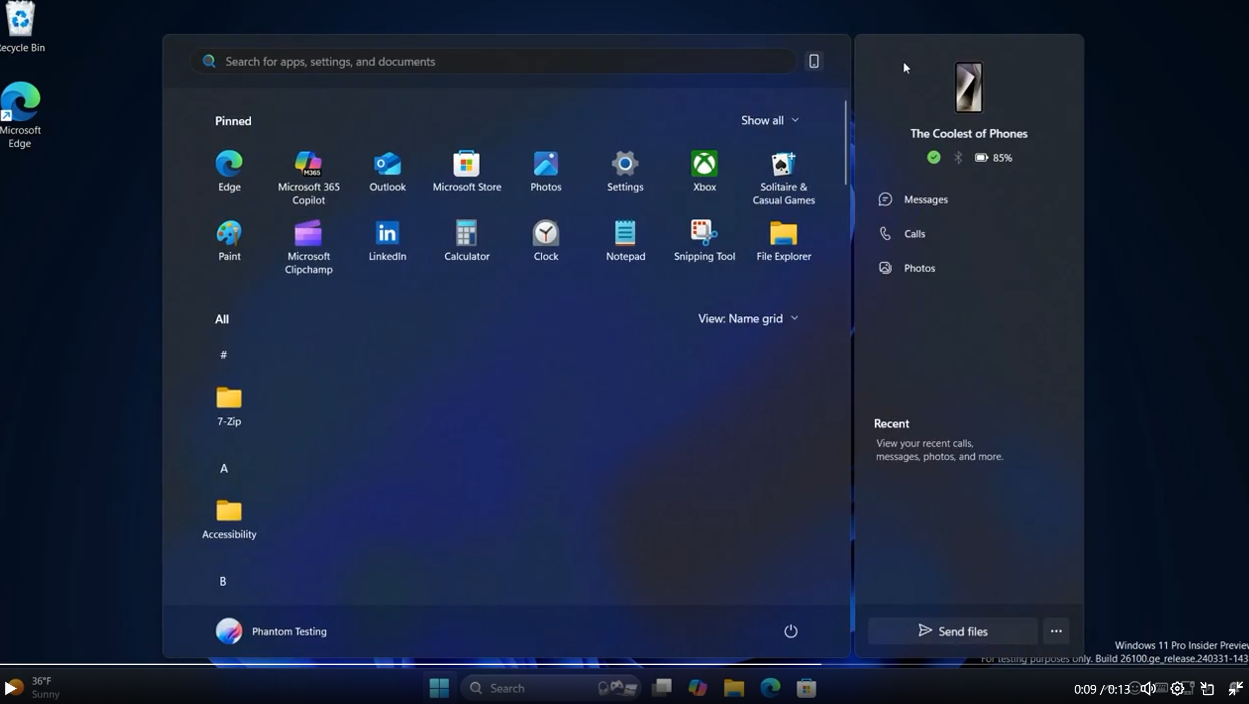 bigger start menu in windows 11 24h2