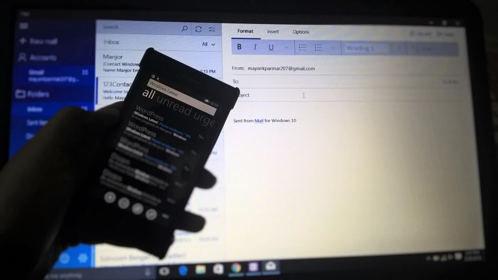 Mail and Calendar App updated for all Windows 10 Mobile and PC users