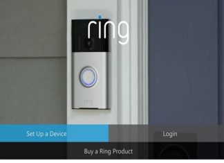 Ring video doorbell