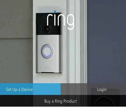 Ring video doorbell