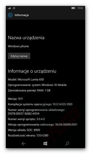 Windows 10 Mobile Build 14335