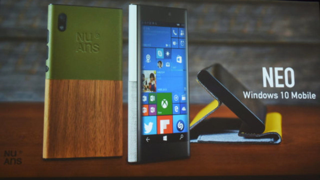 NuAns Neo will now run Android 7.1 instead of Windows 10 Mobile