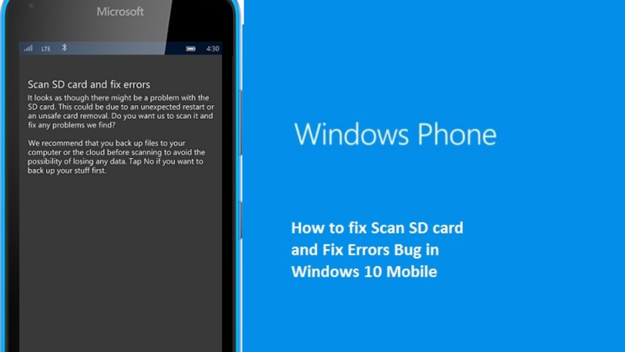 windows phone sd card error windows phone sd card error