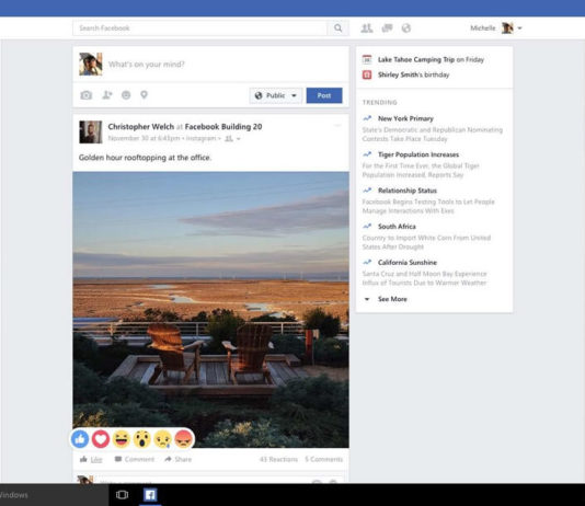 Facebook Beta for Windows 10 grabs a major update with new features Facebook Beta PC