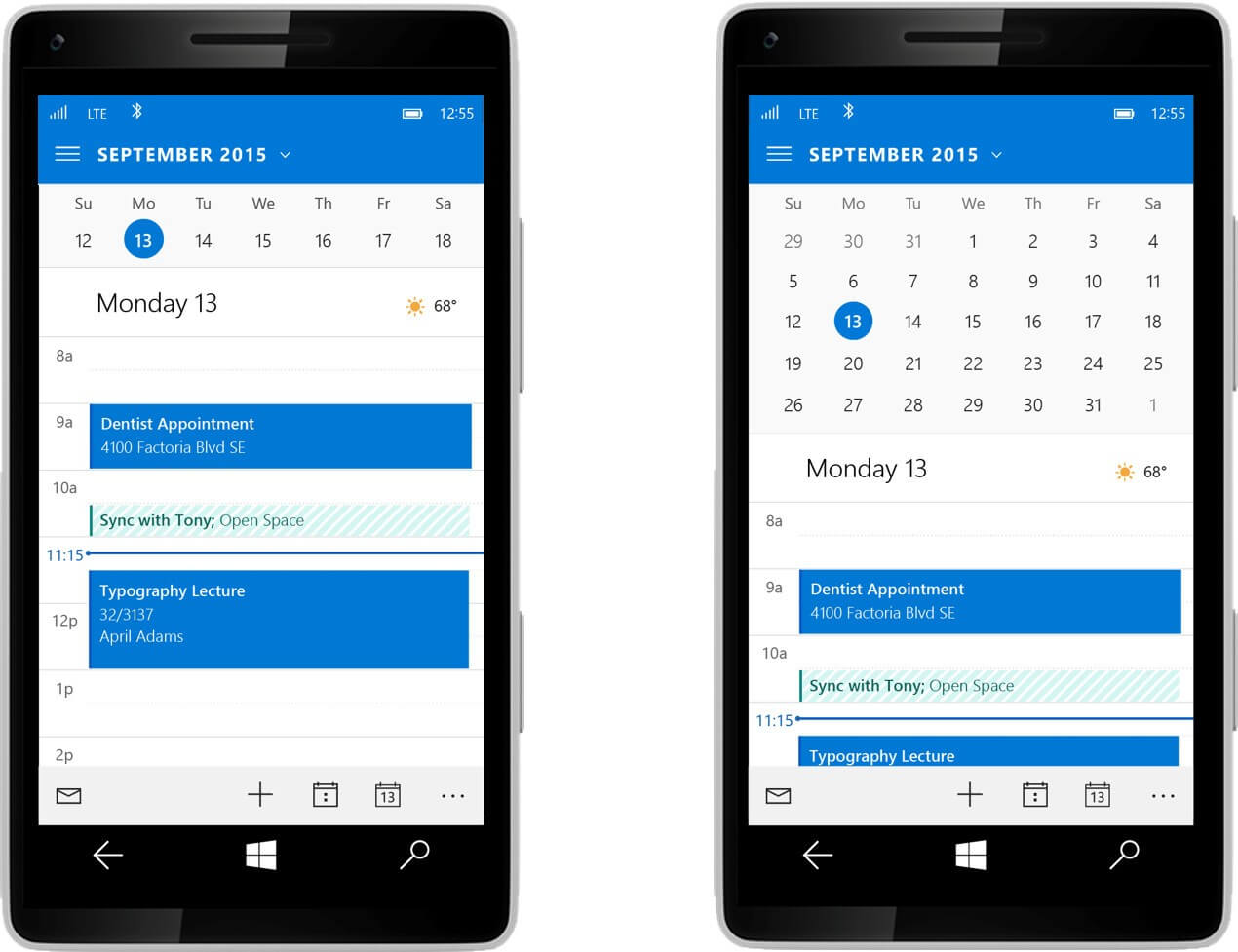 Mail and Calendar App grabs a major update for Windows 10 Mobile and PC