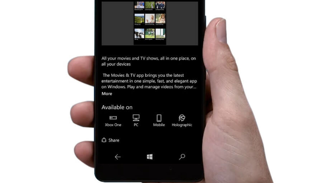 Films And Tv App Updated For Windows 10 Mobile And Pc With New Features Films And Tv App Updated For Windows 10 Mobile And Pc With New Features