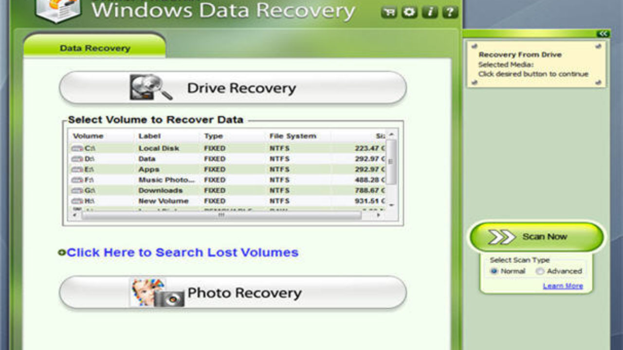 stellar phoenix photo recovery for windows