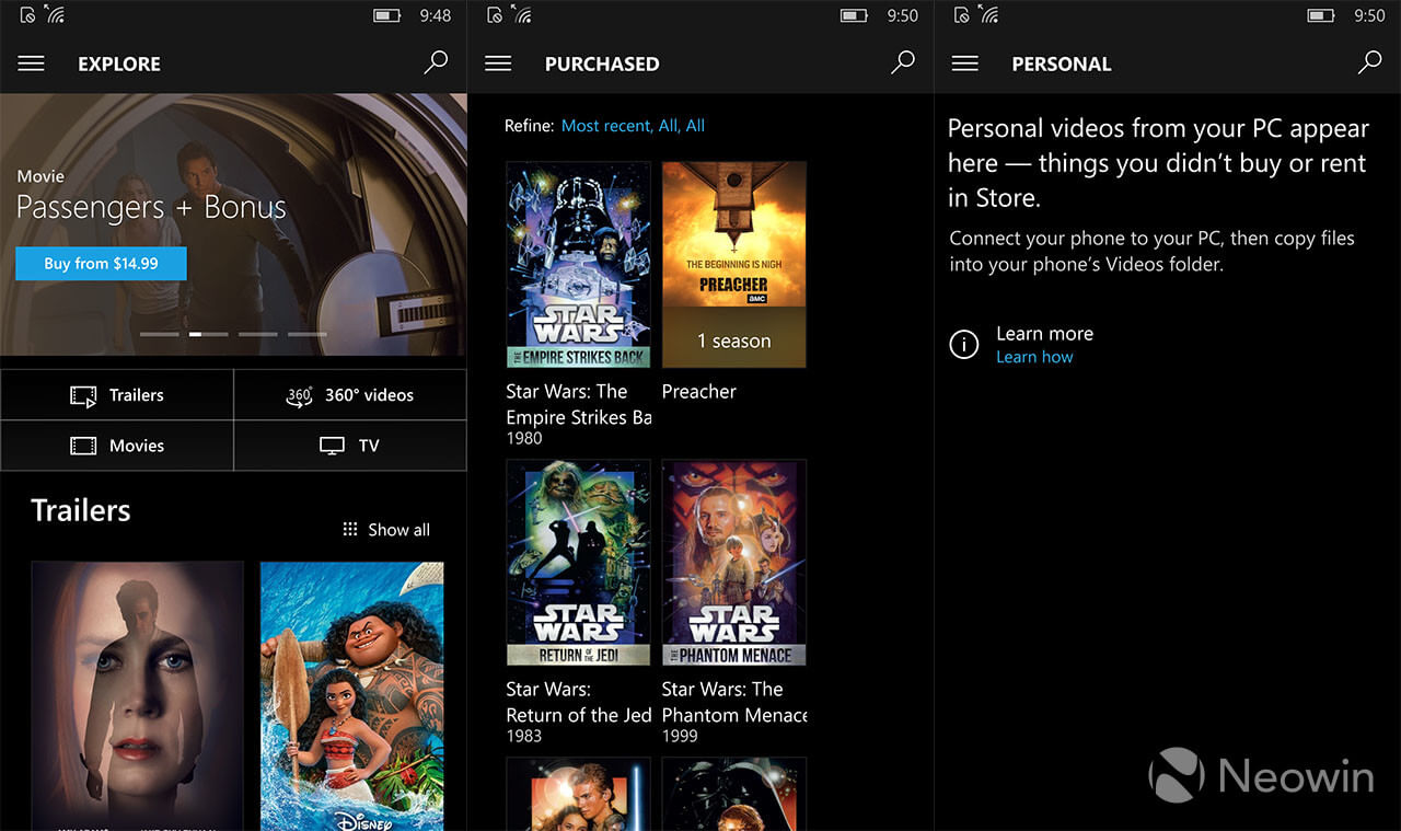 Microsoft Revamps Interface Of Movies Tv App On Windows 10 Pcs And Mobiles