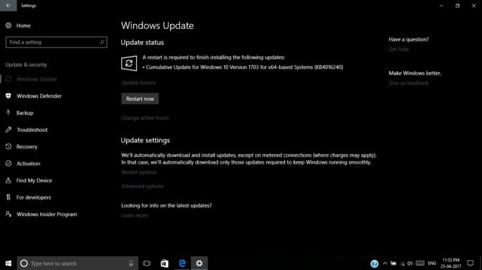 Creators Update