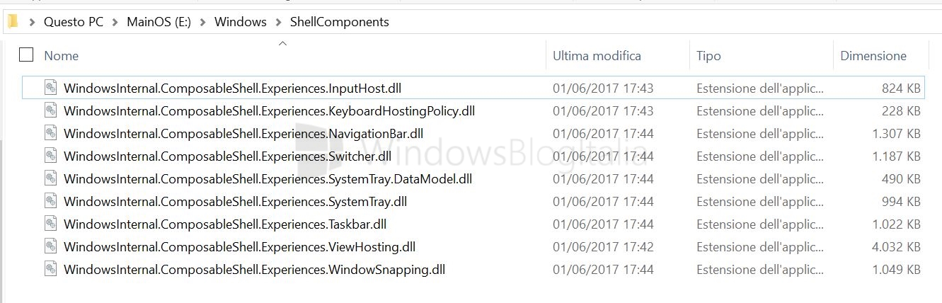 Traces of CShell found in Windows 10 Fall Creators Update build 16212