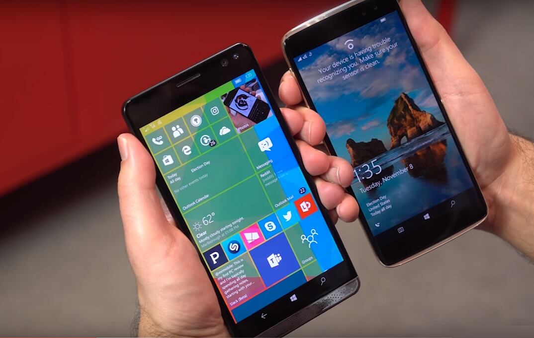 hp elite x3 vs alcatel idol 4s windows 10