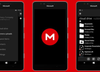 MEGA Privacy Beta for Windows 10 Mobile