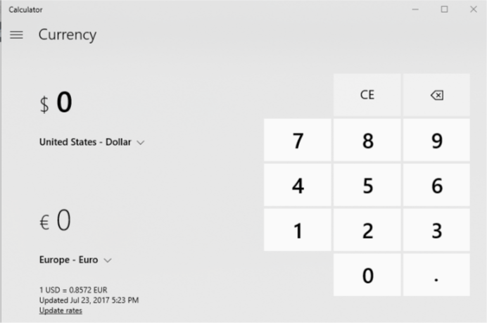 Currency shop converter today