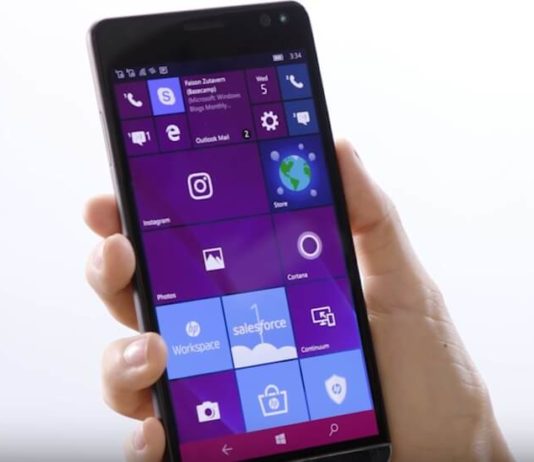 HP Elite x3 with Windows 19