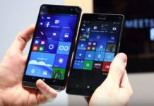 Windows 10 Mobile on Lumia 950 XL and HP Elite x3-min