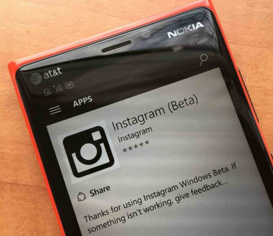 Instagram for Windows 10 Mobile