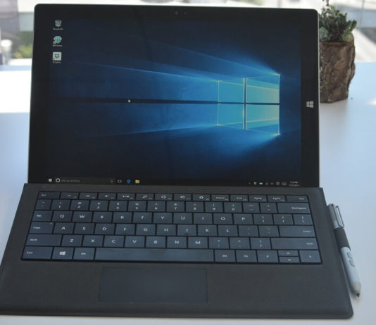 Surface Pro 3 with Windows 10