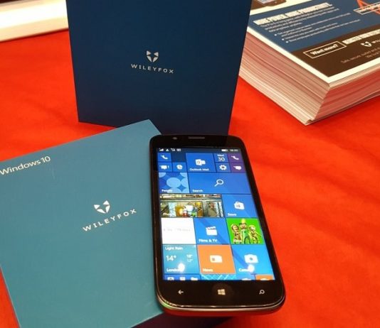 Wileyfox Pro with Windows 10