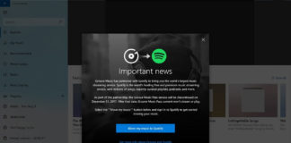 Groove Music to Spotify