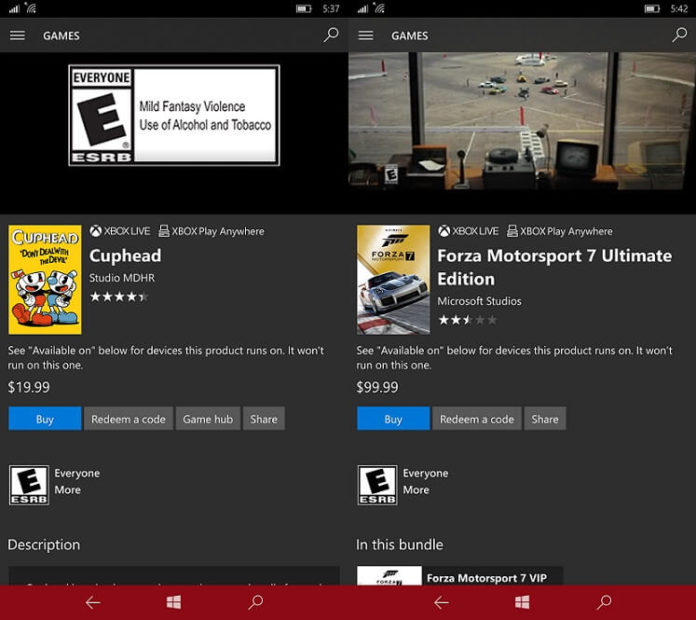 microsoft store windows 10 mobile
