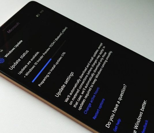 Windows 10 Mobile Fall Creators Update