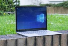 Windows 10 laptop