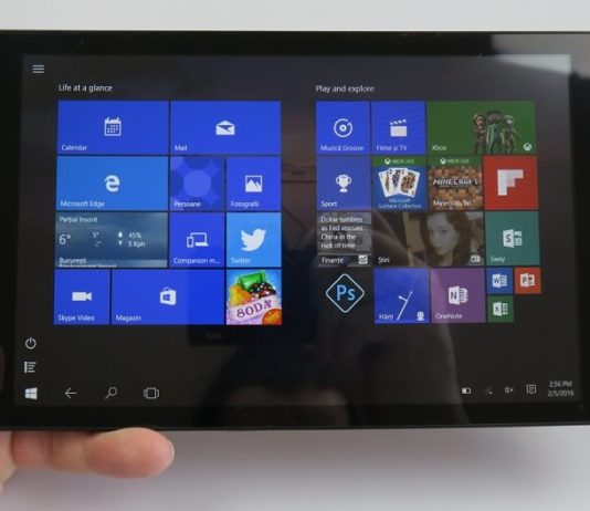 Windows 10 tablet