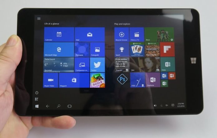 Windows 10 tablet