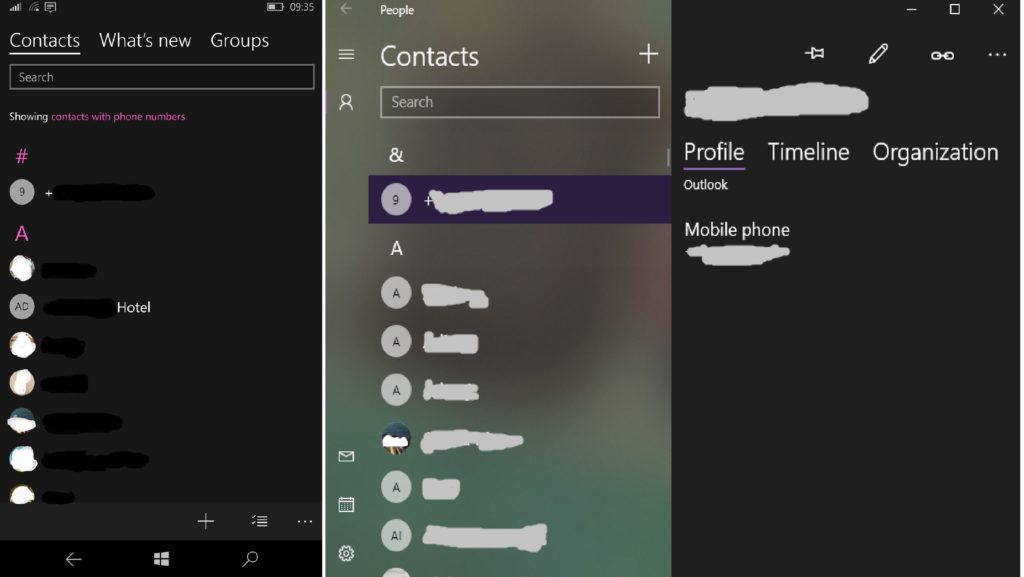 Windows 10 Mobile Windows 10 Mobile