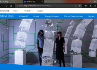 Microsoft Edge UI