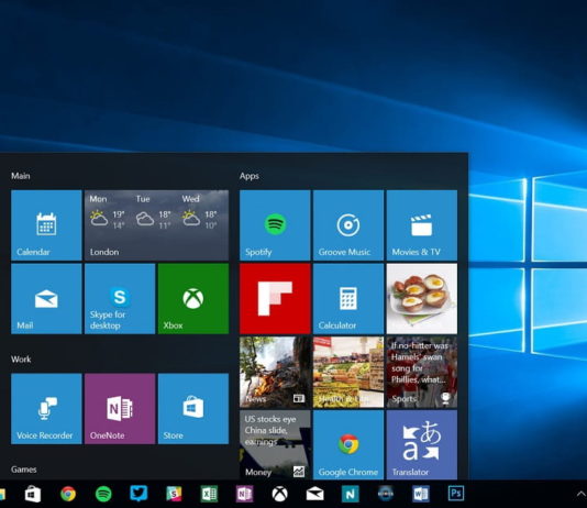 Windows 10 Start