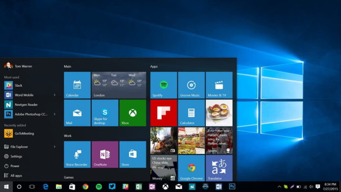 Windows 10 Start