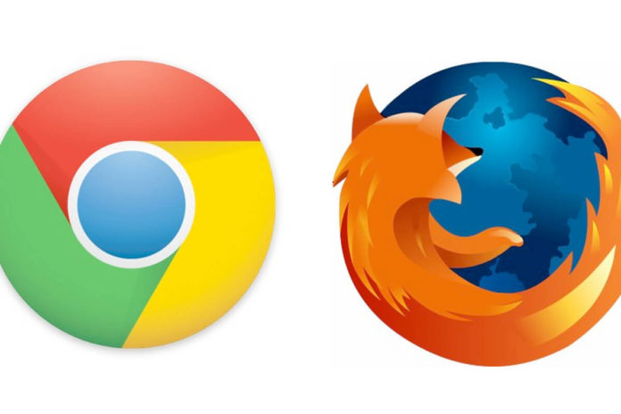 Chrome and Firefox