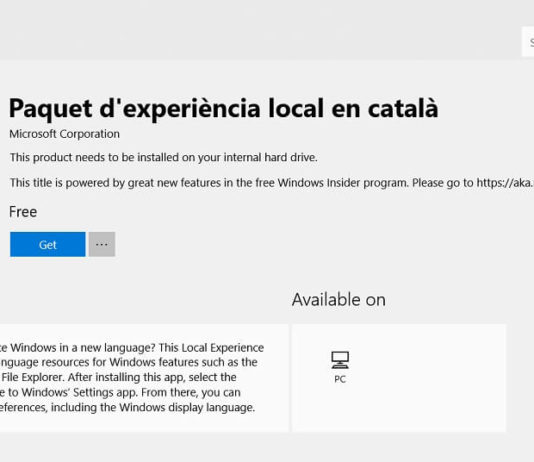 Windows 10 Redstone 4 preview update brings Language Packs to Microsoft Store Language Packs