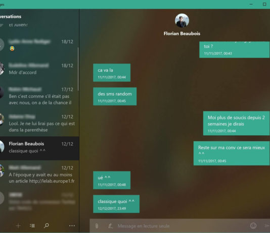 Windows 10 Messaging
