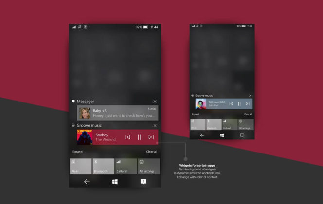 Windows 10 Mobile concept