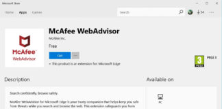 McAfee WebAdvisor