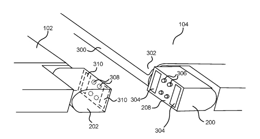 Surface Phone hinge patent