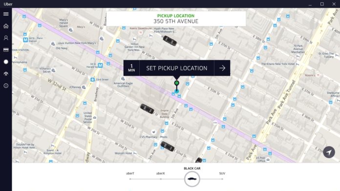 Uber for Windows 10