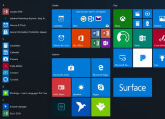 Windows 10 Start