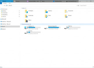 File Explorer with tabs