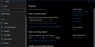 Windows 10 accessibility improvements