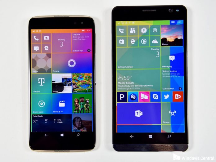 Alcatel IDOL 4S and HP Elite X3