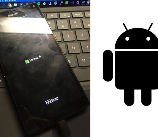 Android on Lumia 950 XL