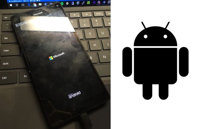 Android on Lumia 950 XL