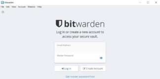 Bitwarden in Windows 10