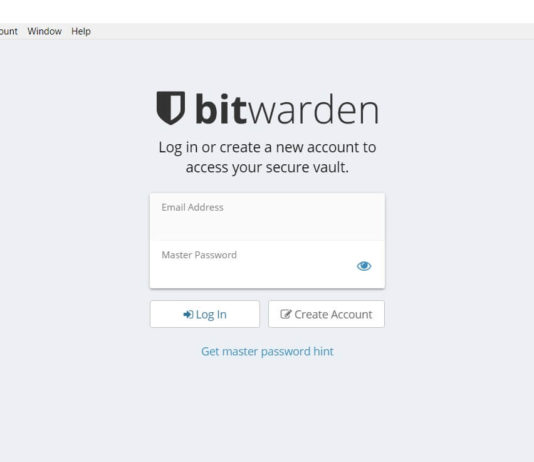 Bitwarden in Windows 10