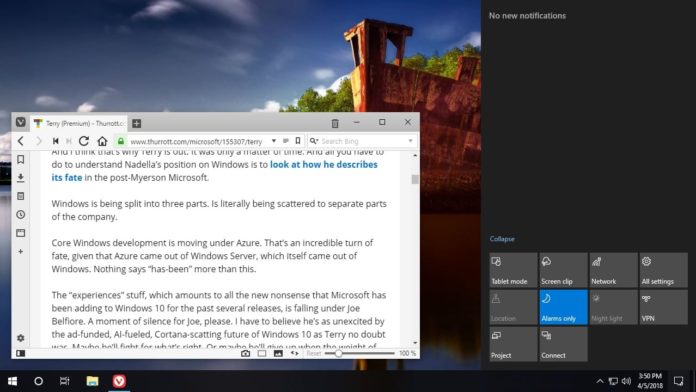 Clipping in Windows 10