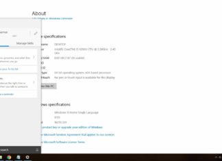 Cortana in Windows 10