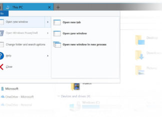 File Explorer in Windows 10